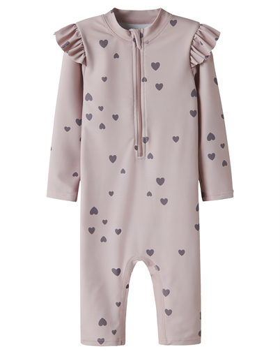 Name It - NMFZippa UV Swinsuit - Burnished Lilac
